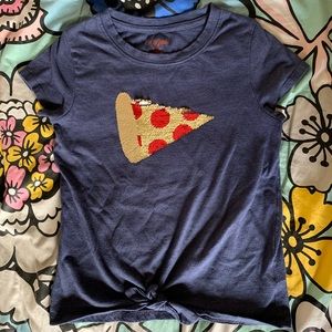 Flip Sequins Pizza Top